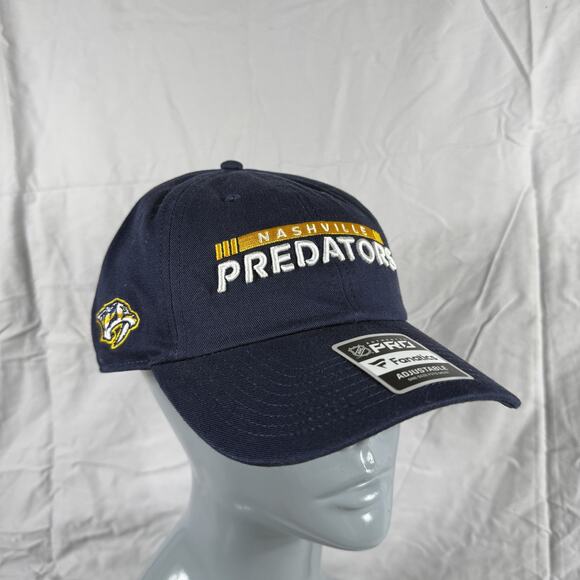 Nashville Predators Hat Cap Strap Back Navy Blue NHL Hockey Mens One Size - Picture 1 of 7